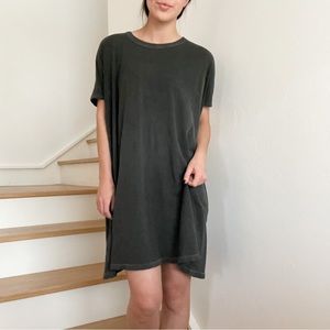THE GREAT. Dark Gray Mini Dress